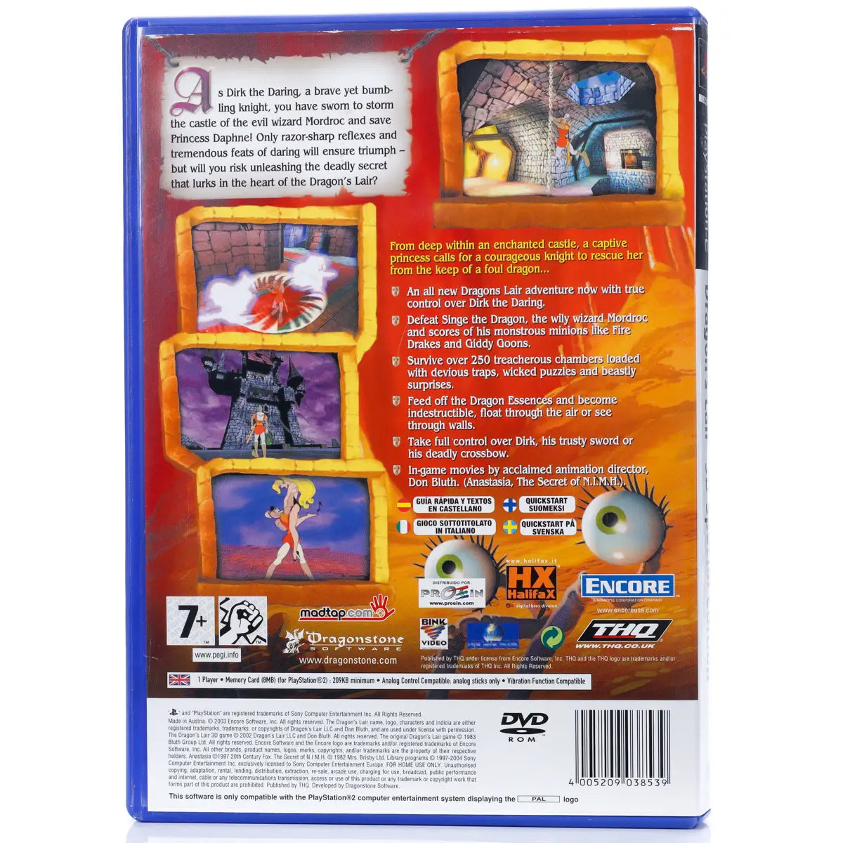 Dragon's Lair 3D: Special Edition - PS2 spill - Retrospillkongen