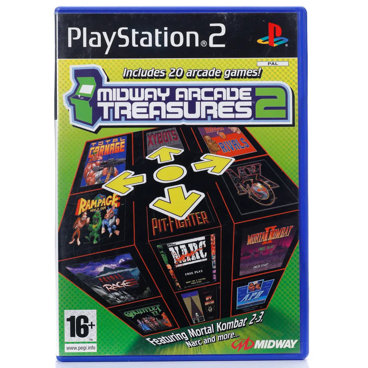 Midway Arcade Treasures 2 - PS2 spill - Retrospillkongen