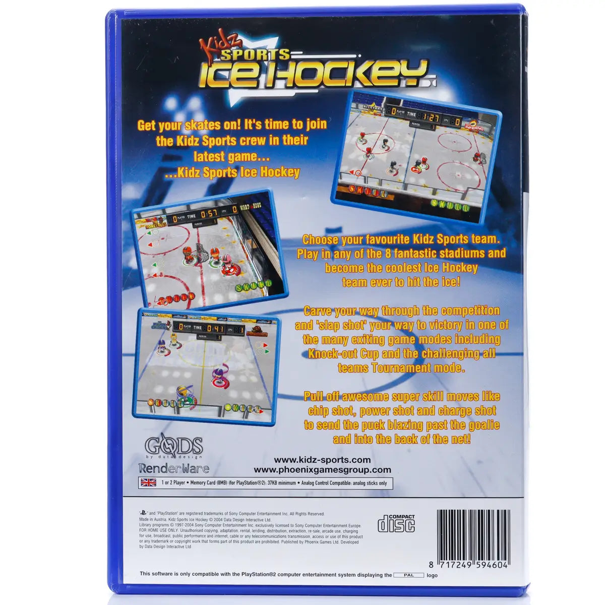 Kidz Sports: Ice Hockey - PS2 spill - Retrospillkongen