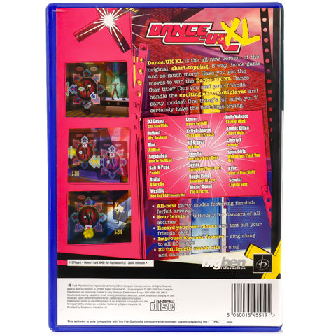 Dance: UK XL - PS2 spill - Retrospillkongen
