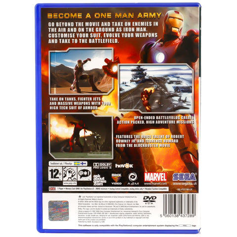 Iron Man: The Official Videogame - PS2 spill - Retrospillkongen