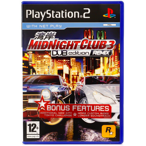 Midnight Club 3: DUB Edition Remix - PS2 spill - Retrospillkongen
