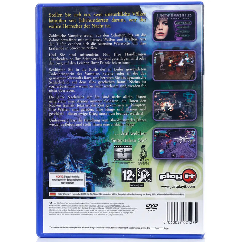 Underworld: The Eternal War - PS2 spill