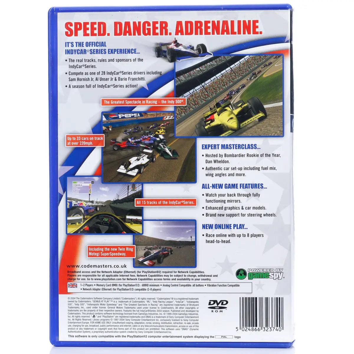 IndyCar Series 2005 - PS2 spill - Retrospillkongen