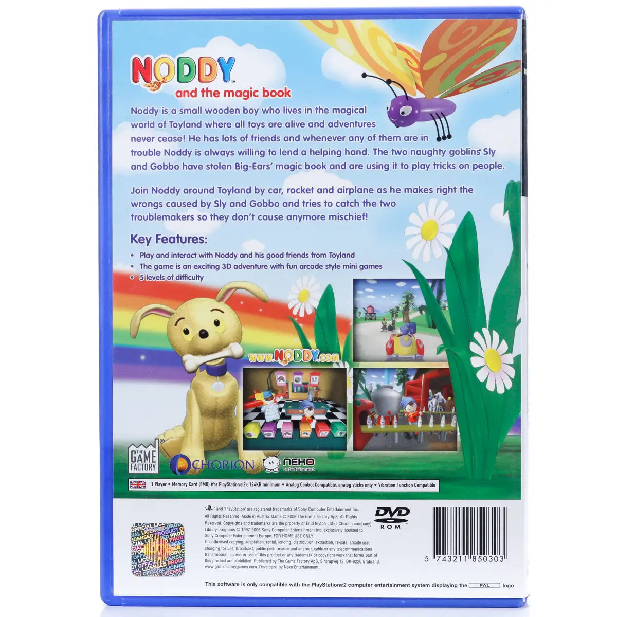 Noddy and the Magic Book - PS2 spill - Retrospillkongen