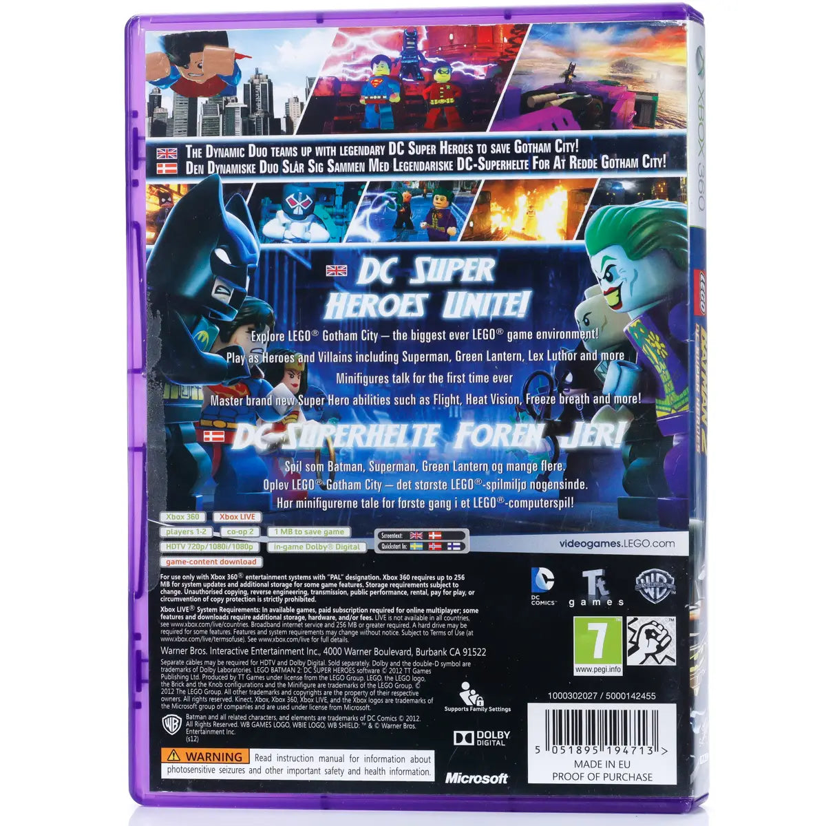 LEGO Batman 2: DC Super Heroes - Xbox 360 spill - Retrospillkongen