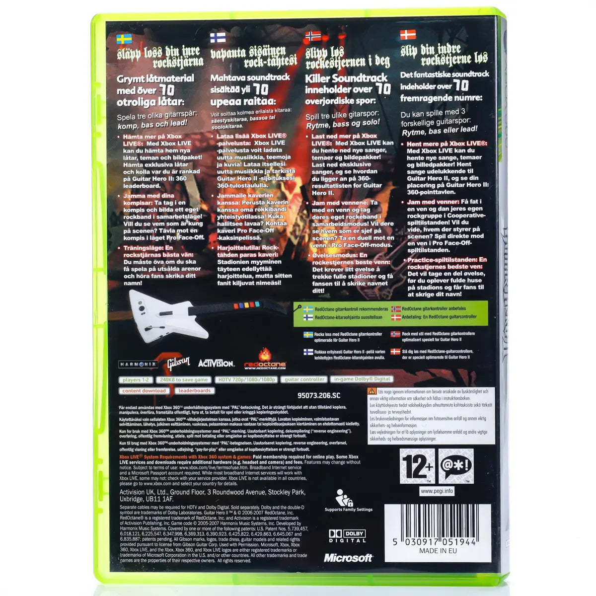 Guitar Hero II - Xbox 360 spill - Retrospillkongen