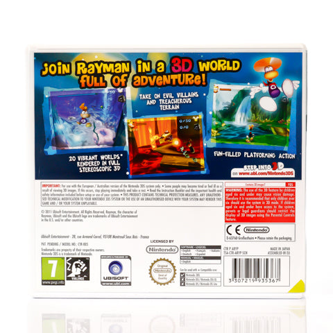 Rayman 3D - Nintendo 3DS spill - Retrospillkongen