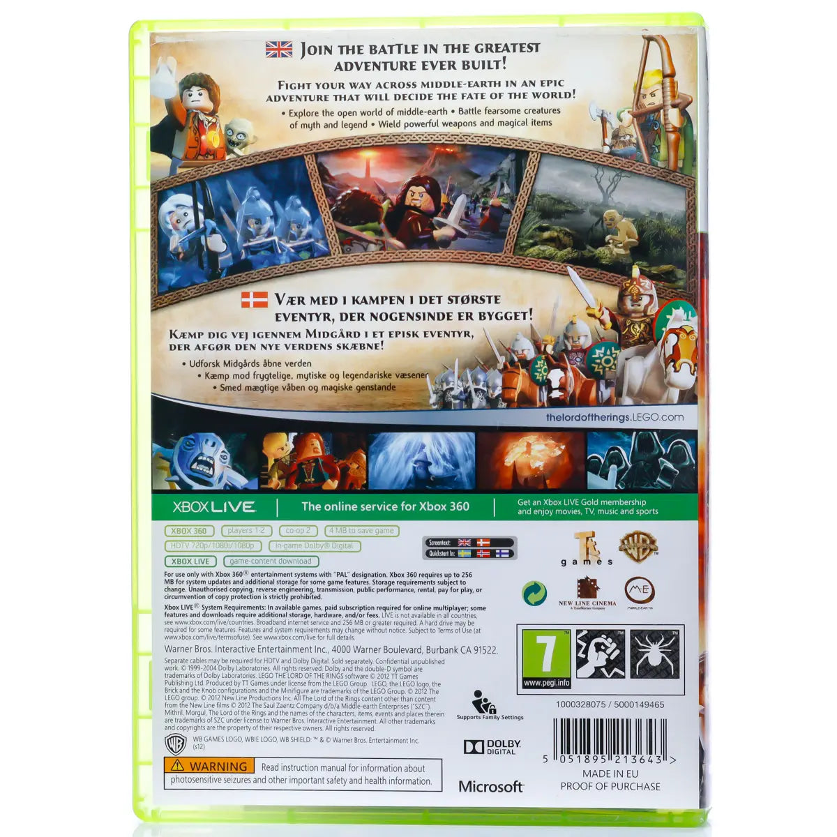LEGO The Lord of the Rings - Xbox 360 spill - Retrospillkongen