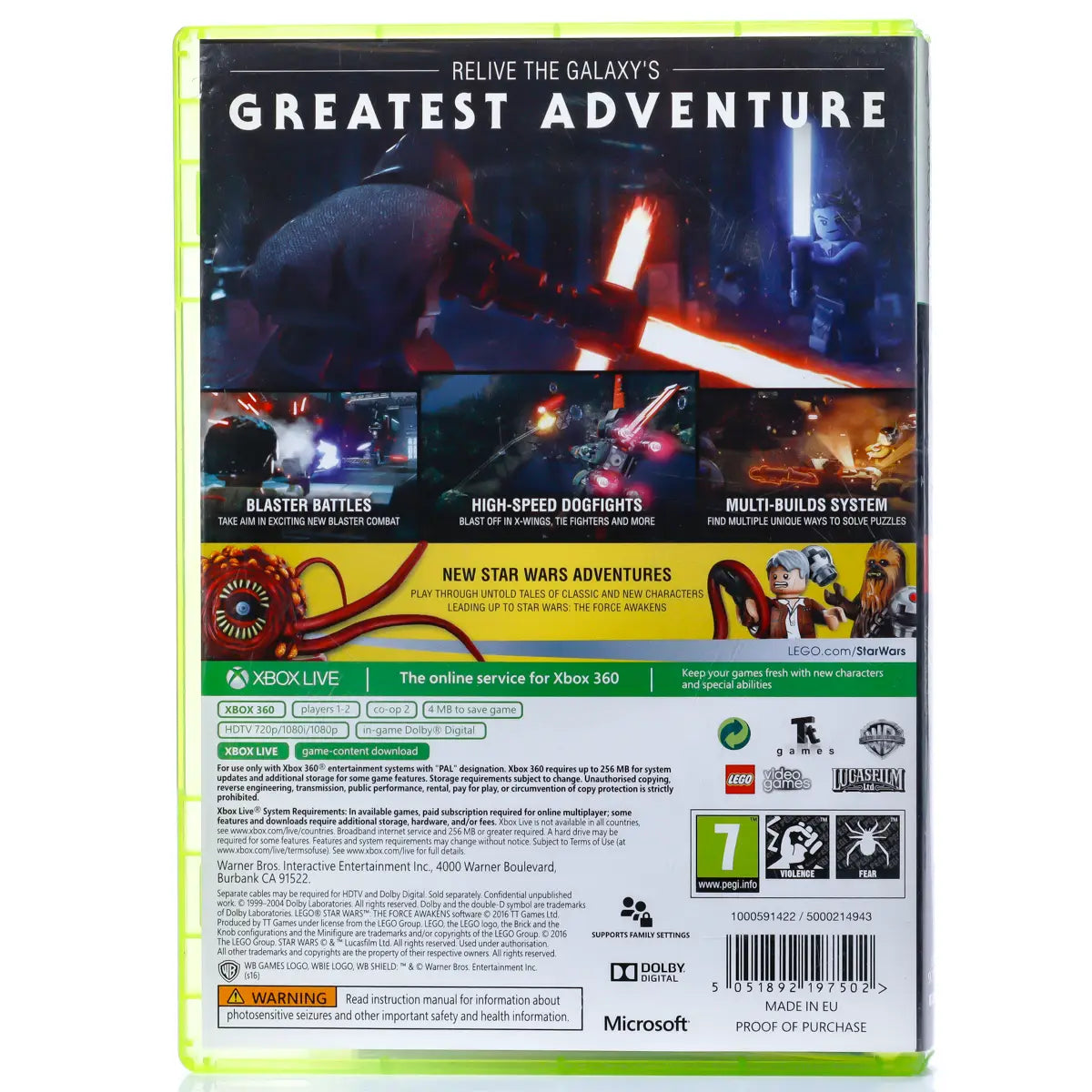 LEGO Star Wars: The Force Awakens - Xbox 360 spill - Retrospillkongen