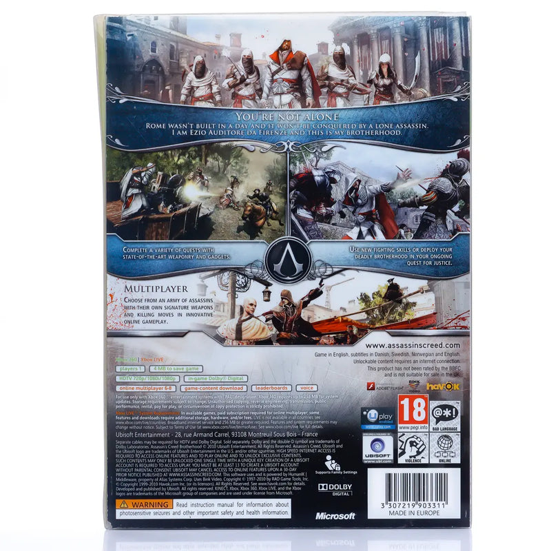 Assassin's Creed Brotherhood Auditore Edition - Xbox 360 spill