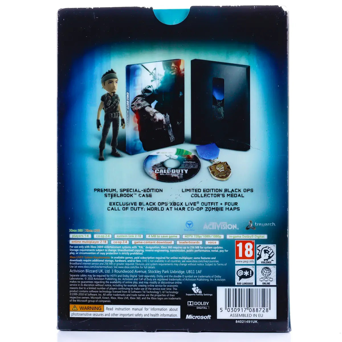 Call of Duty Black Ops Hardened Edition - Xbox 360 spill - Retrospillkongen