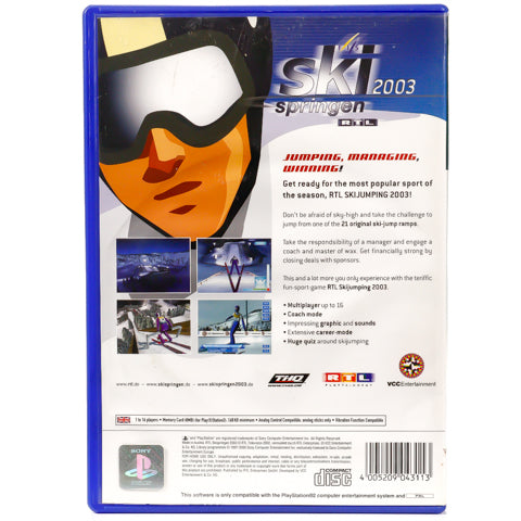 RTL Skispringen 2003 - PS2 spill - Retrospillkongen