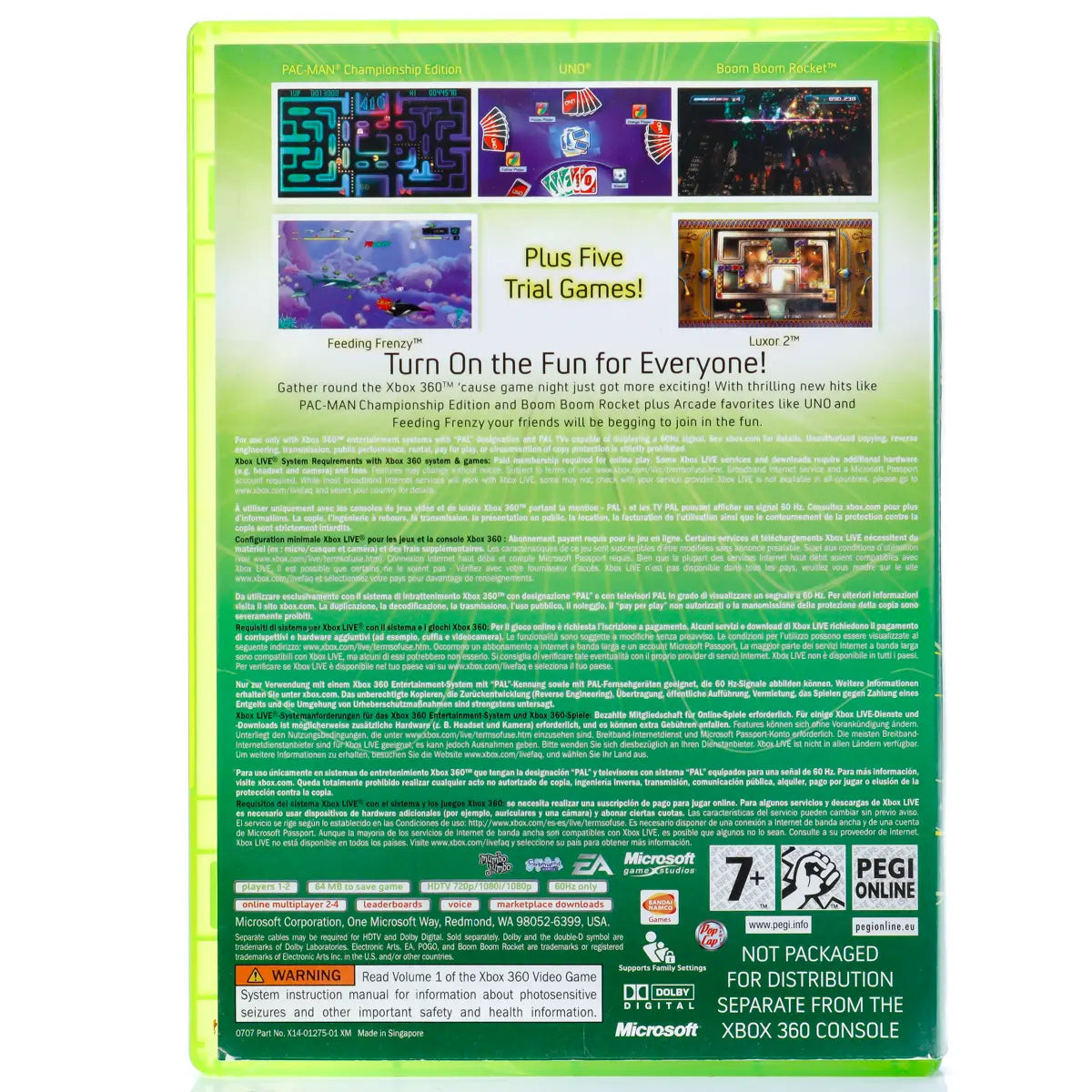Xbox Live Arcade - Xbox 360 spill - Retrospillkongen