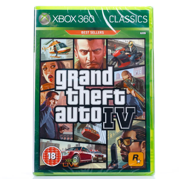 Grand Theft Auto IV - Classics - Xbox 360 spill (Forseglet)