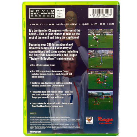 David Beckham Soccer - Xbox spill - Retrospillkongen