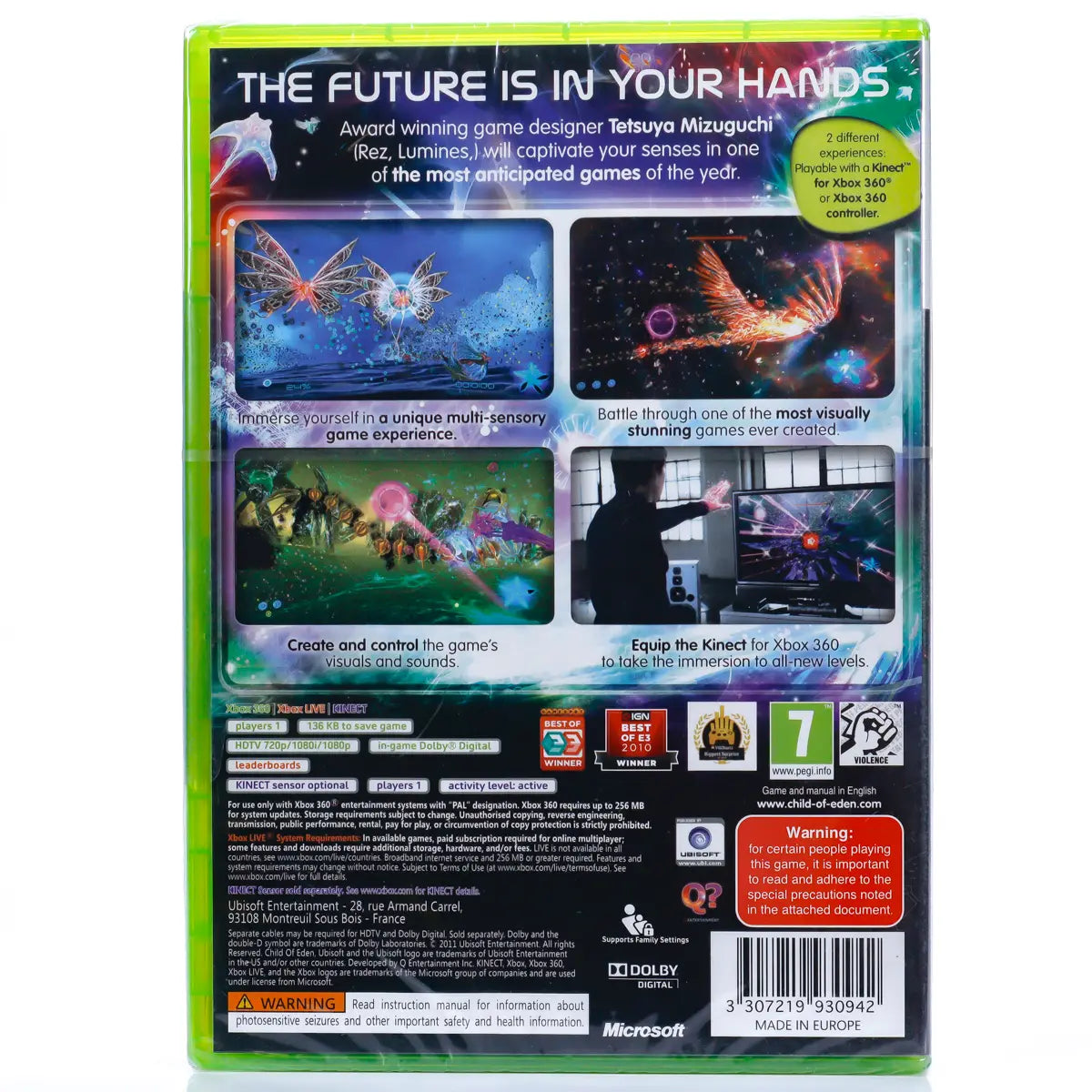 Child of Eden - Xbox 360 spill (Forseglet) - Retrospillkongen