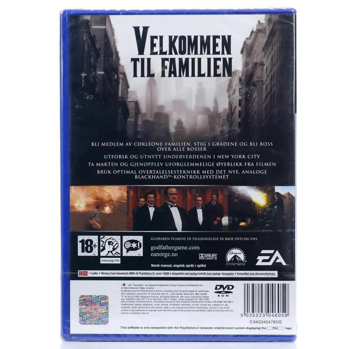 The Godfather | Gudfaren - PS2 spill (Forseglet) - Retrospillkongen