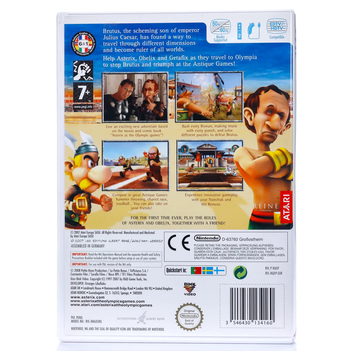 Asterix at the Olympic Games - Wii Spill - Retrospillkongen