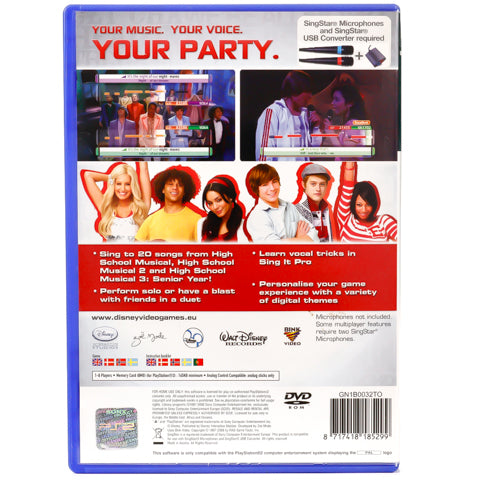 Disney Sing It: High School Musical 3 - Senior Year - PS2 spill - Retrospillkongen
