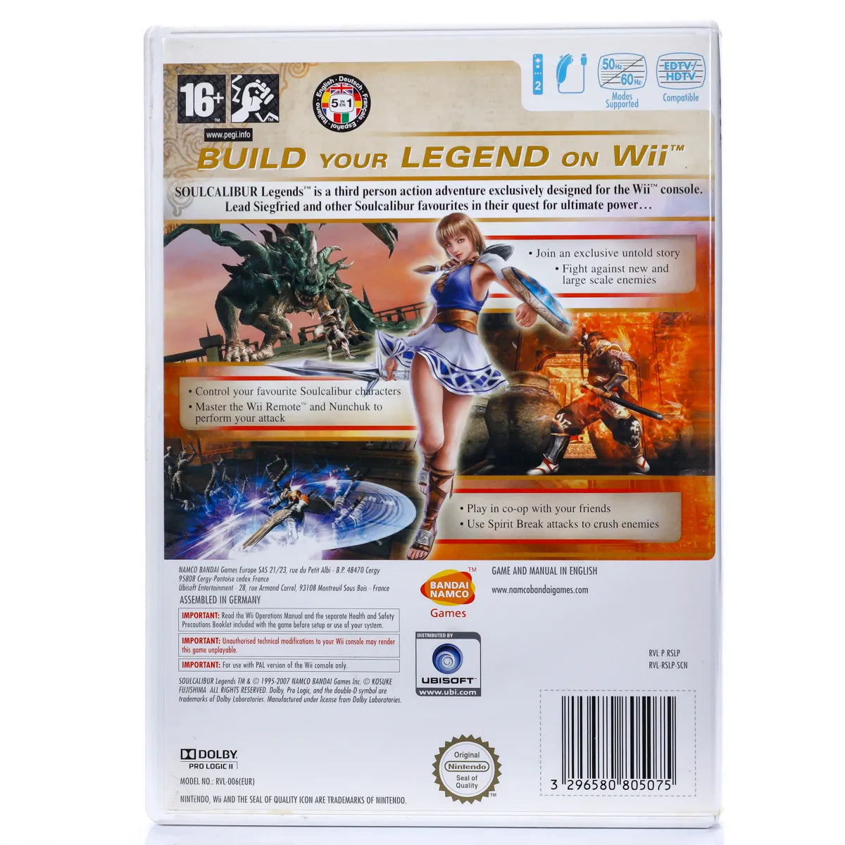 Soul Calibur Legends - Wii Spill - Retrospillkongen