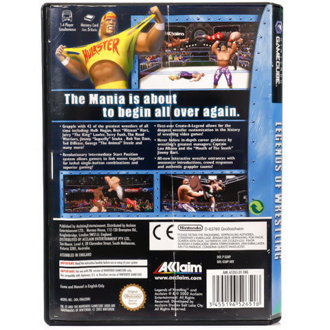 Legends of Wrestling - Gamecube spill - Retrospillkongen