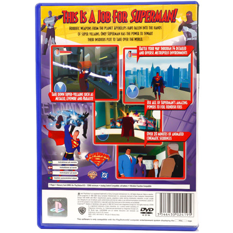 Superman: Shadow of Apokolips - PS2 spill - Retrospillkongen