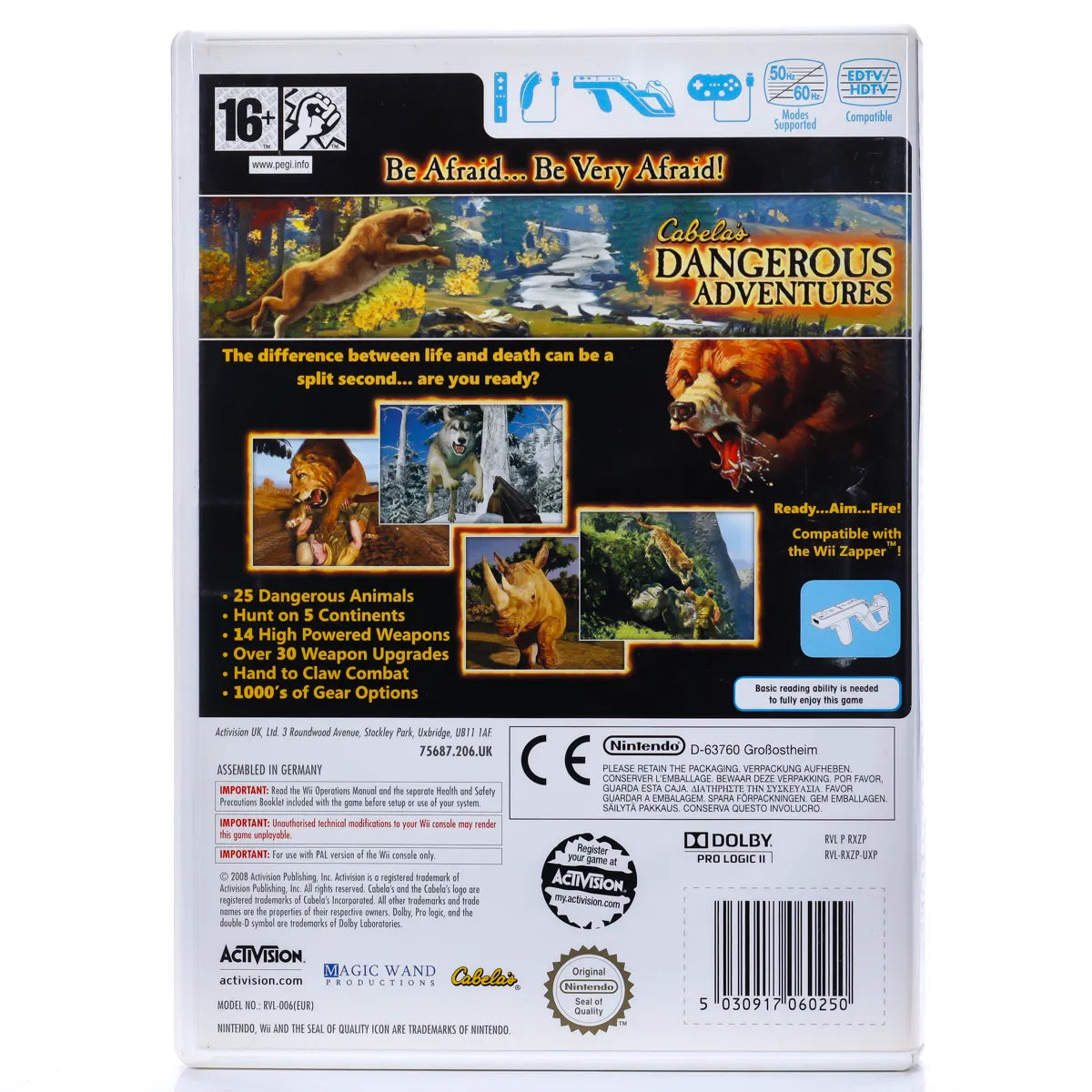 Cabela's Dangerous Adventures - Wii Spill - Retrospillkongen