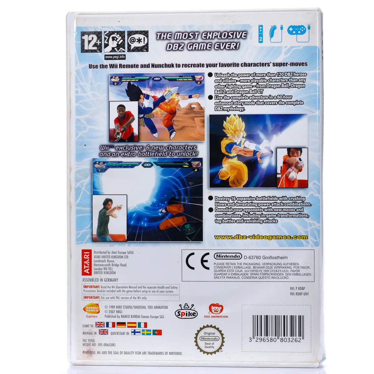 Dragon Ball Z: Budokai Tenkaichi 2 - Wii Spill - Retrospillkongen