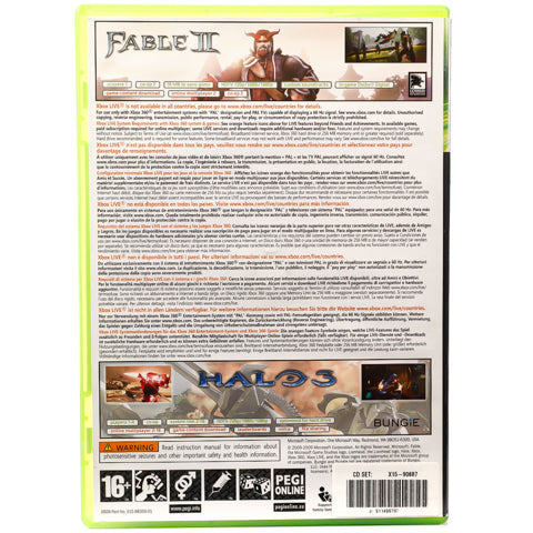 Fable II + Halo 3 Bundle - Xbox 360 spill