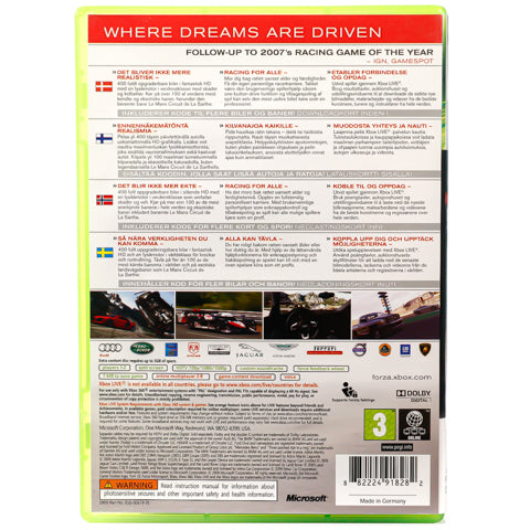 Forza Motorsport 3 - Xbox 360 spill - Retrospillkongen