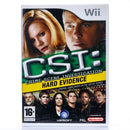 CSI: Crime Scene Investigation – Hard Evidence - Wii Spill