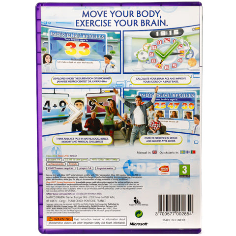 Dr. Kawashima's Body and Brain Exercises - Xbox 360 spill