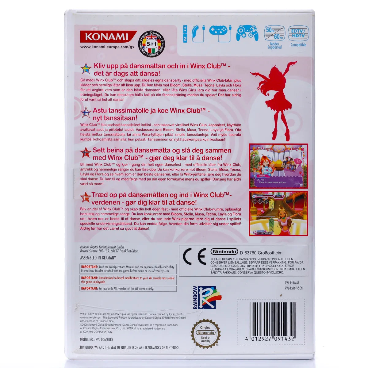 Dance Dance Revolution: Winx Club - Wii Spill - Retrospillkongen