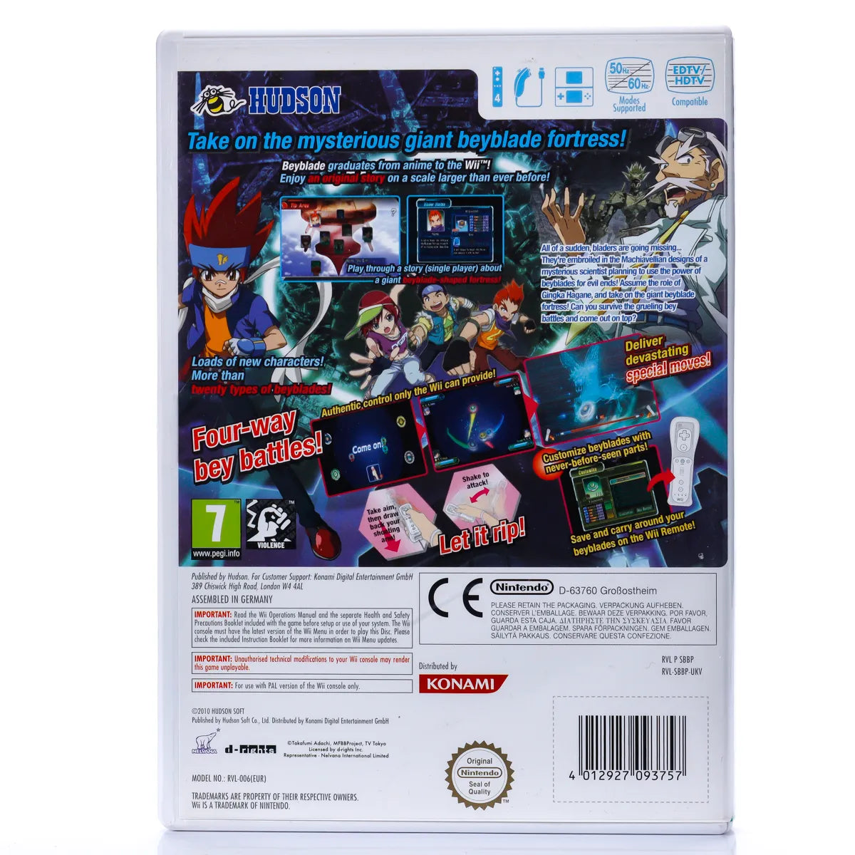 Beyblade: Metal Fusion - Counter Leone - Wii Spill - Retrospillkongen