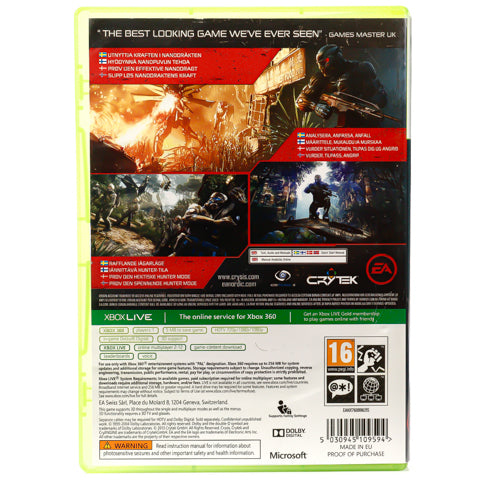 Crysis 3 - Xbox 360 spill