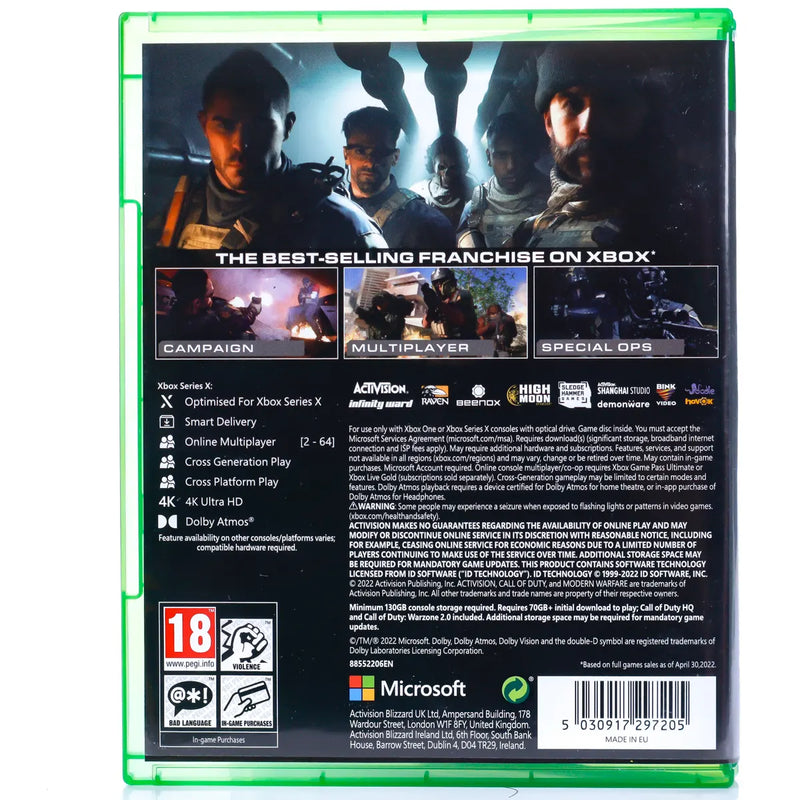 Call of Duty: Modern Warfare 2 - Xbox One Spill
