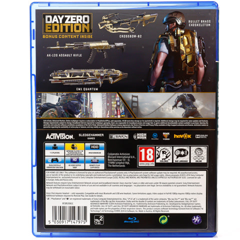Call of Duty: Advanced Warfare (Day Zero Edition) - PS4 spill
