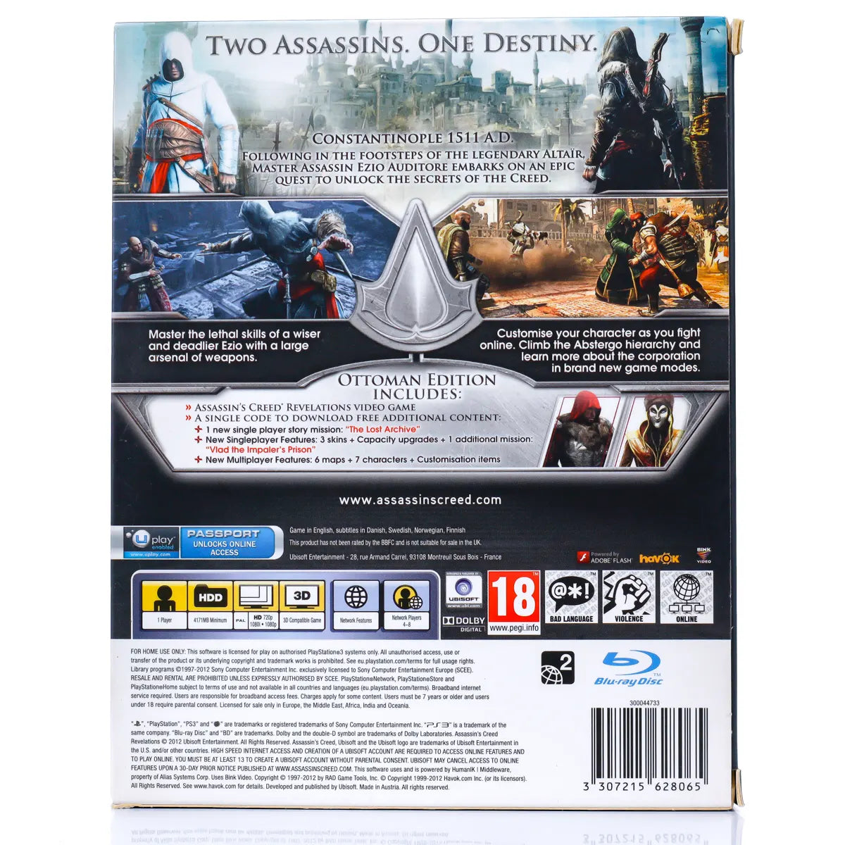 Assassin's Creed: Revelations - Ottoman Edition - PS3 spill - Retrospillkongen