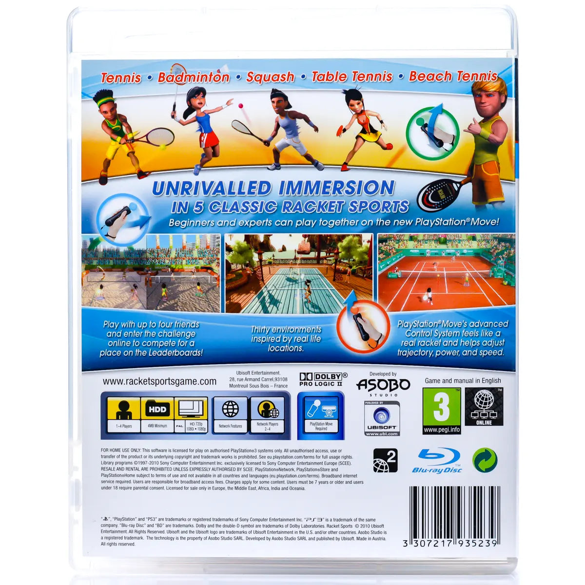 Racket Sports - PS3 spill - Retrospillkongen