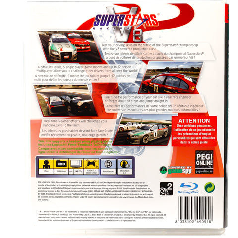 Superstars V8 Racing - PS3 spill - Retrospillkongen