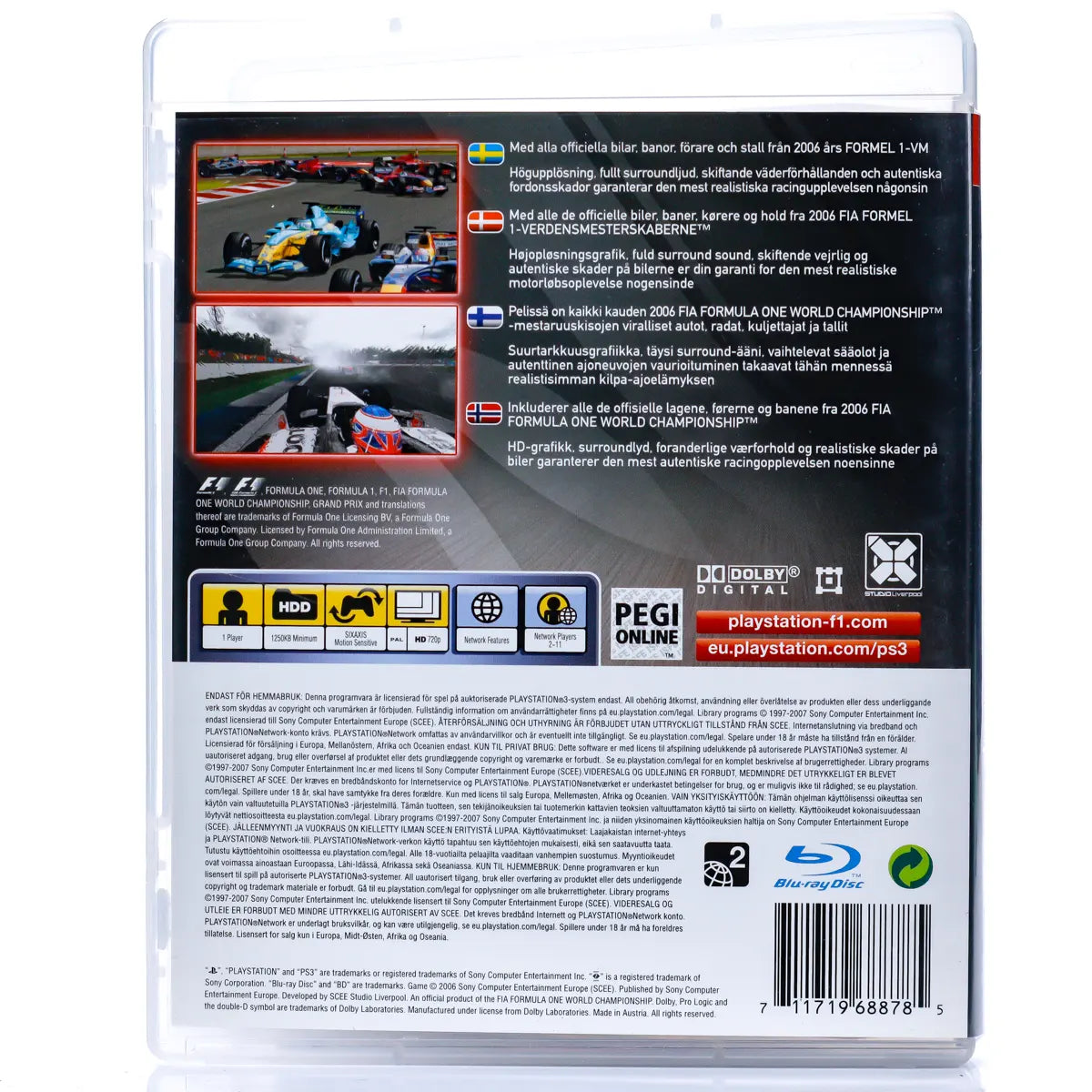 Formula 1: Championship Edition - PS3 spill - Retrospillkongen