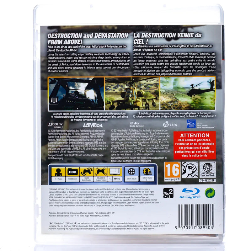 Apache Air Assault - PS3 spill