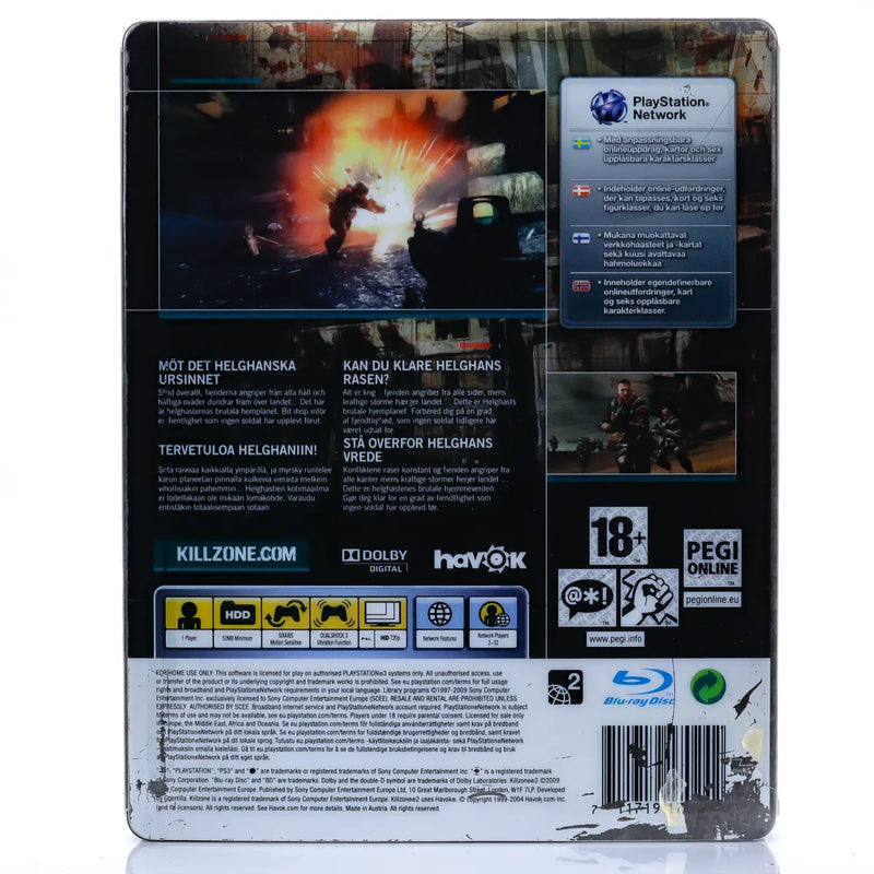 Killzone 2 - Limited Edition Collector´s Box (Steelbook) - PS3 spill
