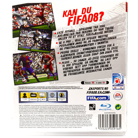 FIFA 08 - PS3 spill - Retrospillkongen