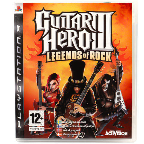 Guitar Hero III: Legends of Rock - PS3 spill - Retrospillkongen