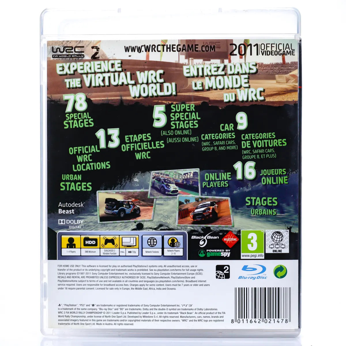 WRC 2: FIA World Rally Championship - PS3 spill - Retrospillkongen