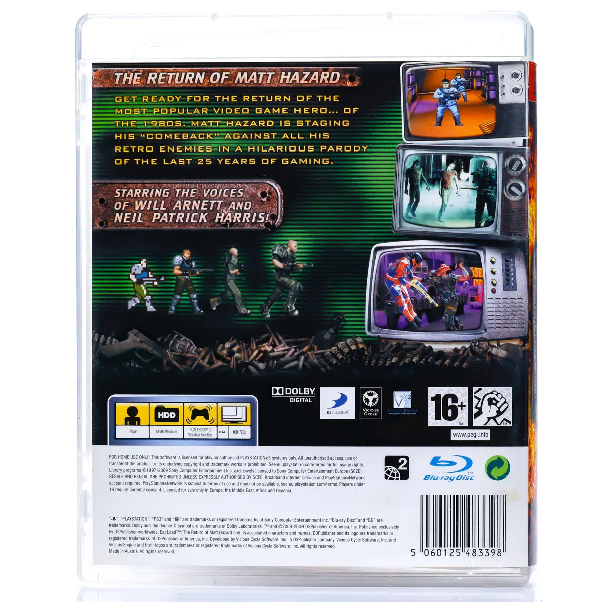 Eat Lead: The Return of Matt Hazard - PS3 spill - Retrospillkongen