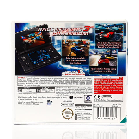 Asphalt 3D - Nintendo 3DS spill - Retrospillkongen