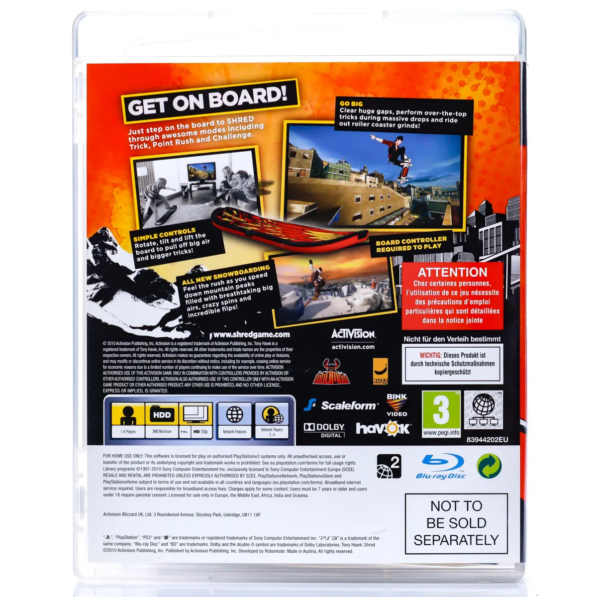 Tony Hawk: Shred - PS3 spill - Retrospillkongen